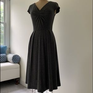 Adrianna Papell Gray knit dress